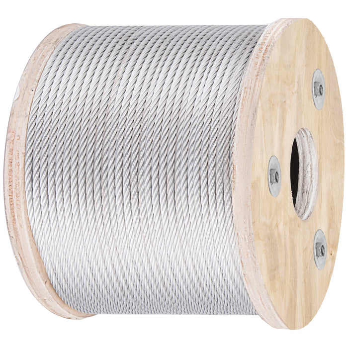 304 Stainless Steel Wire Rope Cable 4.8 Mm 7X19 76 M Reel