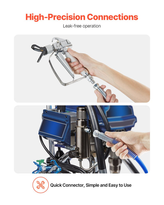 25Ft Airless Paint Sprayer Hose 1 / 4 In Universal Airless Paint Spray Hose