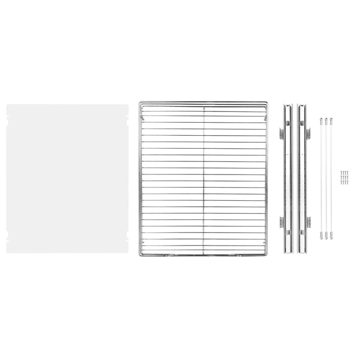 34X53 Cm Pull Out Cabinet Organizer Heavy Duty Slide Out Pantry Shelves Chrome-Plated Steel Roll Out Drawers Sliding Drawer Storage For Home Inside Kitchen Cabinet Bathroom Under Sink