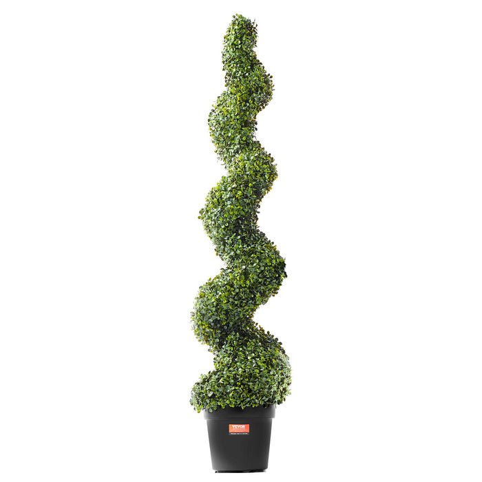 2 Pack 152.4Cm Artificial Boxwood Topiary Tree Faux Plant Uv Decor In / Outdoor
