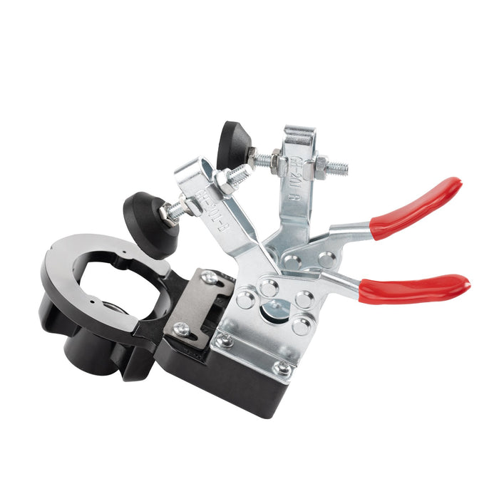 35 Mm Concealed Door Hinge Jig Aluminum Alloy Cabinet Hinge Jig Accurate Locking Dual Clamp Fixation Hinge Drill Jig With Accessories Woodworking Tool For Doors Cabinets Hinges Mounting