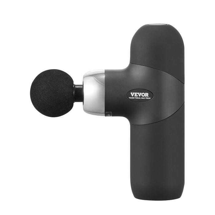 Massage Gun Deep Tissue Percussion Muscle Massager For Athletes - With 4 Speed Levels & 4 Massage Heads 7.4V 2500Mah Batteries Handheld Mini Massage Gun For Pain Relief Muscle Relaxation