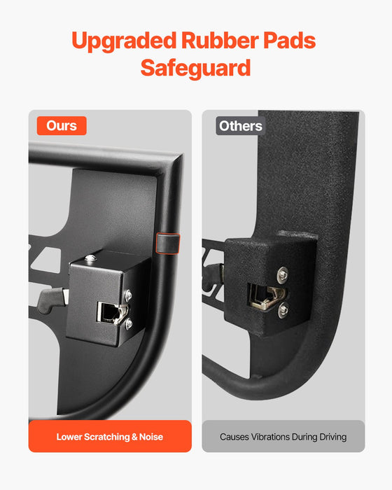 Jeep Tube Doors 4-Door Hunting Style Jeep Tubular Door With Heavy-Duty Hinges & Oe Latch Jeep Doors With Rubber Pads Fit For 2018-2024 Jeep Wrangler Jl & 2020-2024 Jeep Gladiator Jt