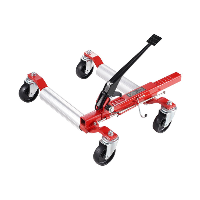 Wheel Dolly Max Capacity 1500 Lbs Car Dolly Car Jack Dolly Lifter With 360° Rotatable Wheels Heavy Duty Vehicle Positioning Ratchet Tire Jack For Vehicle Car Auto Repair Moving