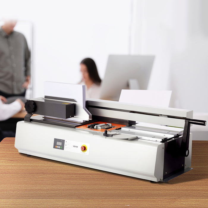 Thermal Binding Machine 400 Sheets Capacity Hot Glue Binding Machine Thermal Book Binder 40Mm Binding Thickness A3 Short Edge / A4 / A5 Document