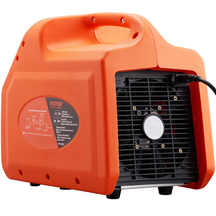 Portable 3 / 4 Hp Refrigerant Recovery Machine For Vapor Liquid Refrigerant