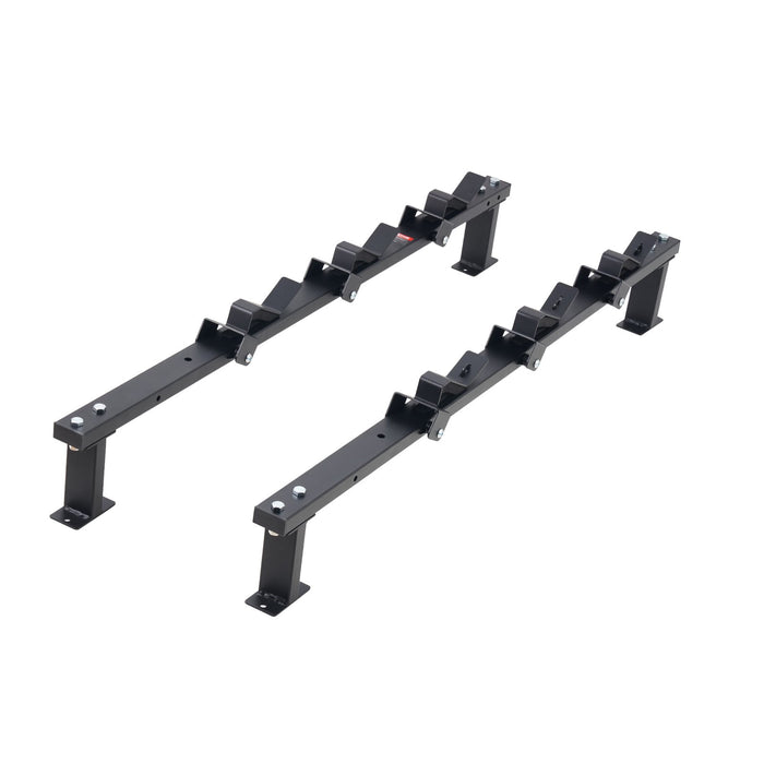 3-Place Weeder Trimmer Rack Holder For Open Landscape Trailer Lockable