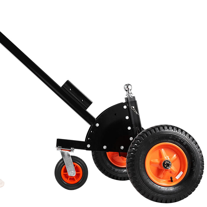 Trailer Dolly 1500Lbs Tongue Weight Capacity 2 In 1 Trailer Mover With 2 In Ball 16 In Pneumatic Tires And Universal Wheel Portable Tow Dolly For Moving Car Rv Trailer
