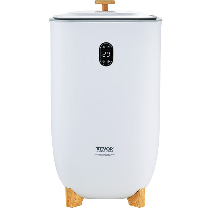 35L Large Towel Warmer Bucket With Led Screen Drying Fuction & Timer White