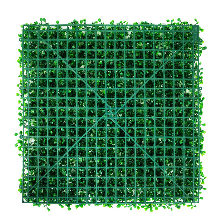 12Pcs 10X10 Inch Artificial Boxwood Panels Boxwood Hedge Wall Mat Artificial Grass Backdrop Wall Privacy Hedge Screen Uv Protected For Outdoor Indoor Garden Fence Backyard