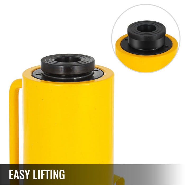 20T 2Inch Hydraulic Cylinder Jack Hollow Single Acting Hydraulic Ram Cylinder 50Mm Hydraulic Lifting Cylinders 20T 2Inch Hollow