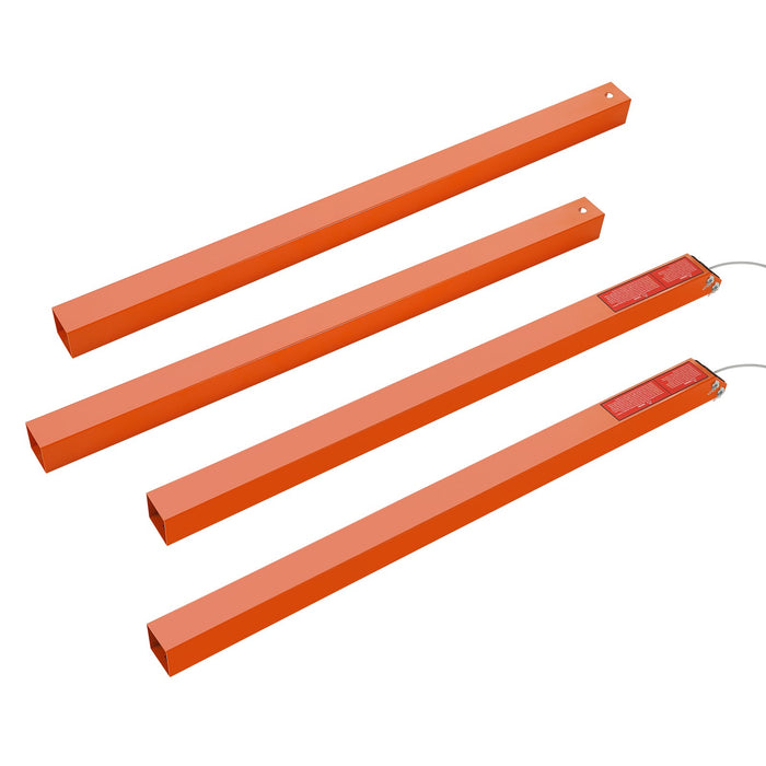 2-Sided Trailer Tailgate Lift Assist 163 Kg Load Capacity Compatible With Open Utility Trailer Tailgate And Ramp With 25.4-61 Cm Heights Side Rail And 1.22-1.83 M Height Tail Gate Or Ramp