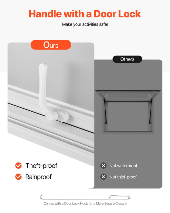 Concession Window 1346X838 Mm Aluminum Alloy Service Window For Food Truck Up To 85 Degrees Stand Serving Window With 4 Sliding Windows Awning Door And Drag Hook For Concession Trailers