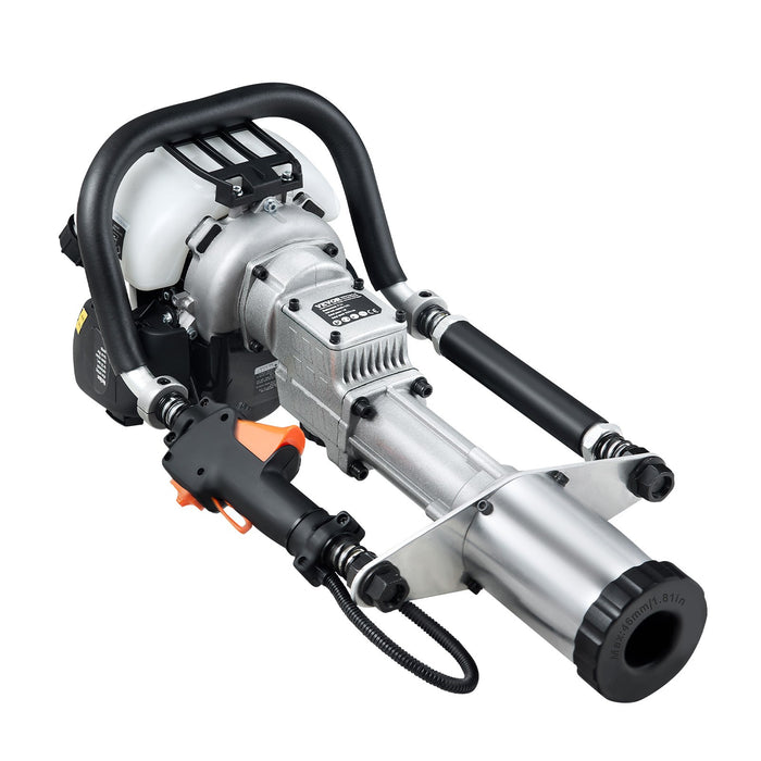 37.77Cc Gas-Powered T Post Driver 4-Stroke Fence Piling Pounder W / 3 Head