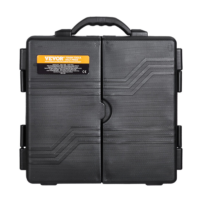 207-Piece Mechanics Tool Set 1/4" 3/8" 1/2" Drive Sockets Sae And Metric