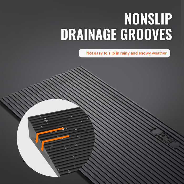 3 Cm Rise Cuttable Threshold Ramp For Sweeping Robot 90 Cm Wide Natural Rubber Wheelchair Ramp Non-Slip Solid Rubber Ramp With Double-Sided Tape For Doorways Driveways Bathroom Smooth Tile