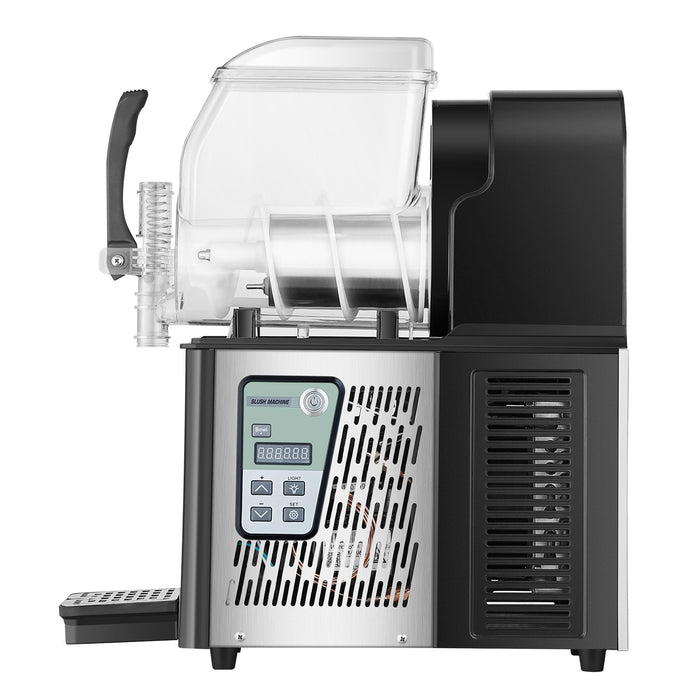 Commercial Slushy Machine 4L Single Tank Frozen Drink Machine 16 Cups Stainless Steel Margarita Smoothie Frozen Drink Maker Slushie Maker For Home Party Restaurants Cafe Bars