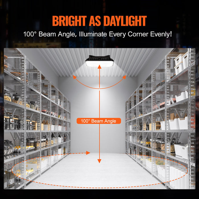 4 Pack Led Canopy Lights 80W 8800Lm 5000K Daylight Outdoor Canopy Lighting