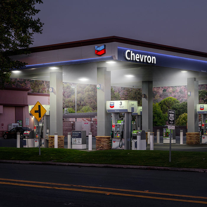 4 Pack Led Canopy Lights 80W 8800Lm 5000K Daylight Outdoor Canopy Lighting