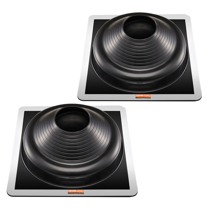 2 Pcs Metal Roof Pipe Flashing Boots Fit 170-355 Mm Pipe High Temp Edpm