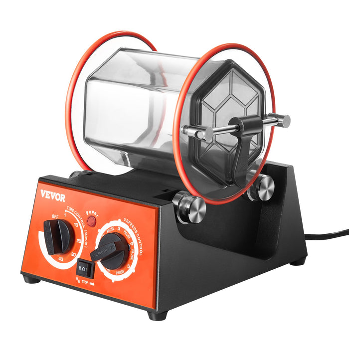 3Kg Rotary Tumbler Surface Polisher Jewelry Polish Finish Machine Gem Diy