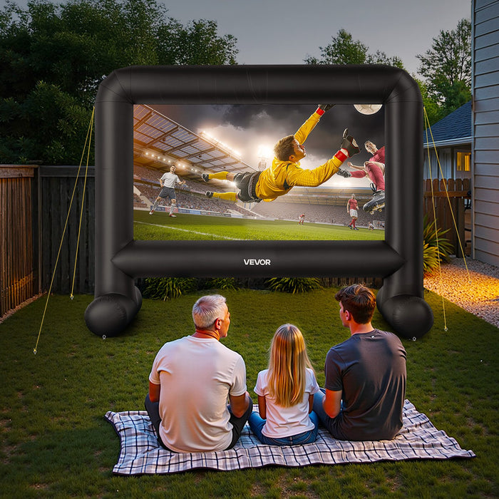 15 Ft Inflatable Movie Screen 16 9 600D Movie Projector With Portable Bag