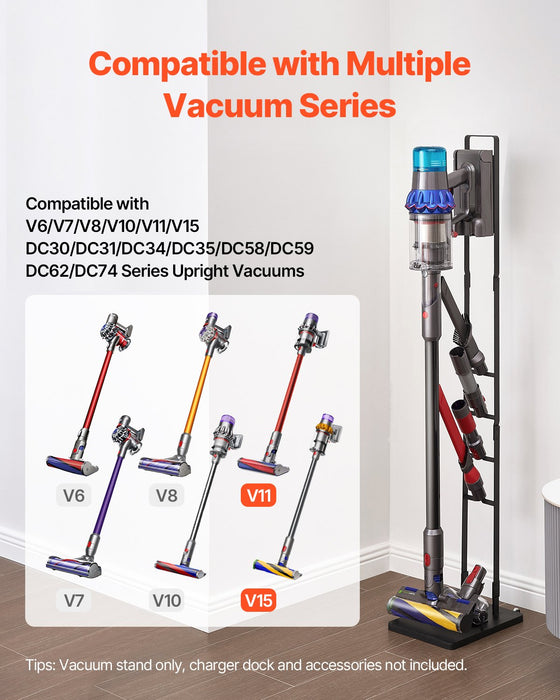 Vacuum Stand Compatible With Dyson V6 V7 V8 V10 V11 V15 Stable Vacuum Stand Holder With Wheels For Dyson Dc30 Dc31 Dc34 Dc35 Dc58 Dc59 Dc62 D74 Cordless Upright Vacuum Cleaners & Accessories