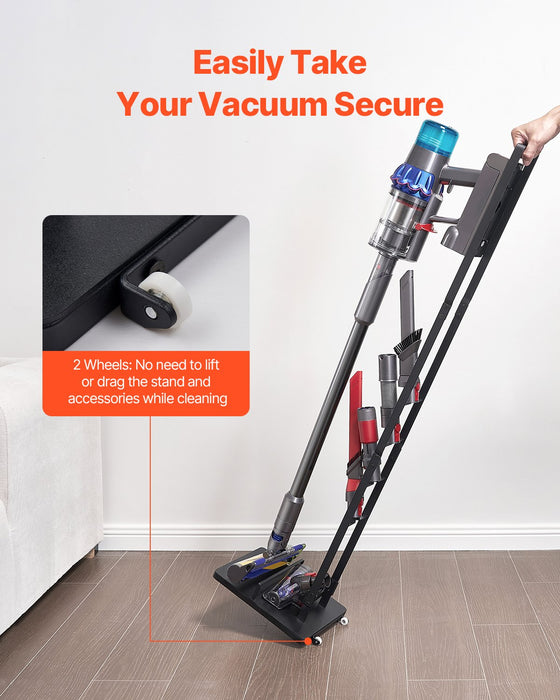 Vacuum Stand Compatible With Dyson V6 V7 V8 V10 V11 V15 Stable Vacuum Stand Holder With Wheels For Dyson Dc30 Dc31 Dc34 Dc35 Dc58 Dc59 Dc62 D74 Cordless Upright Vacuum Cleaners & Accessories