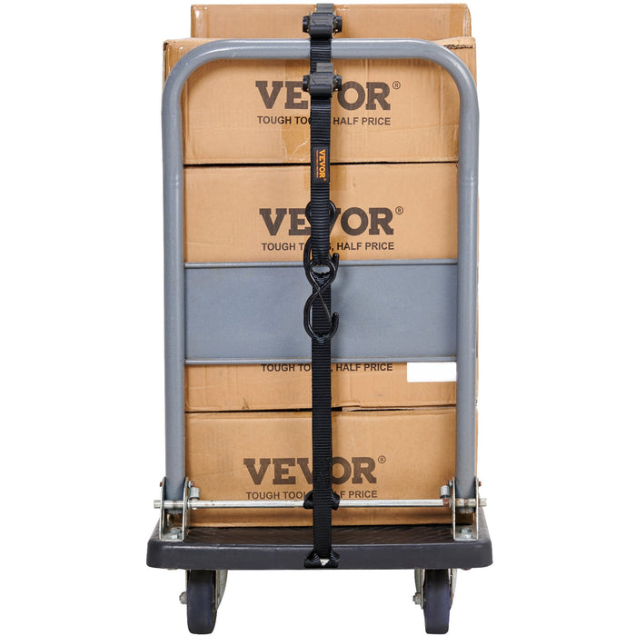 4 Pack Ratchet Tie Down Straps 2200 Lbs 1"X15' Heavy Duty For Cargo