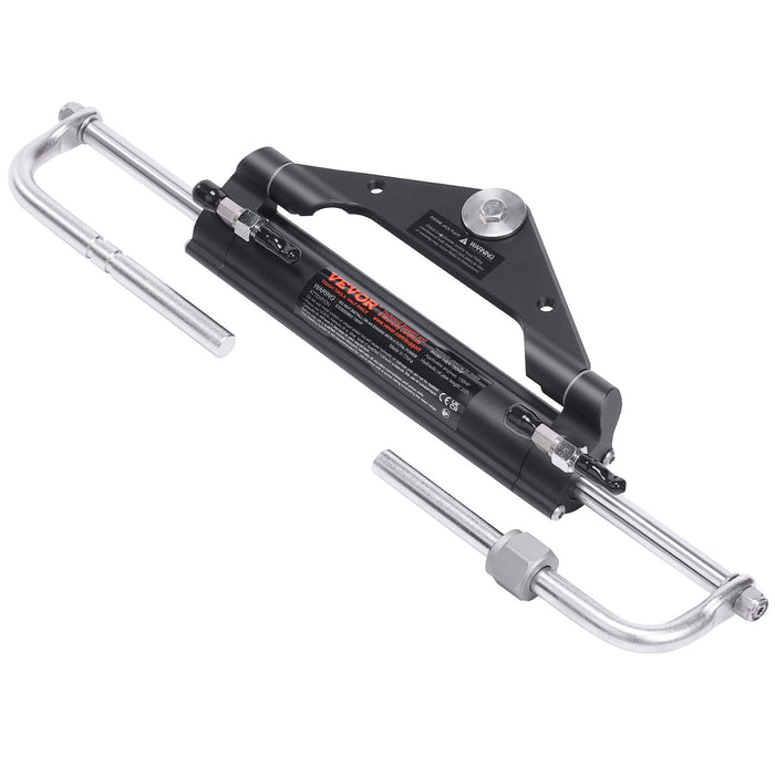 150Hp Hydraulic Outboard Steering Kit Boat Marine System Built-In Two-Way Lock Cylinder 150Hp Pump And High-Strength Nylon Hose For Single Station Single-Engine Use