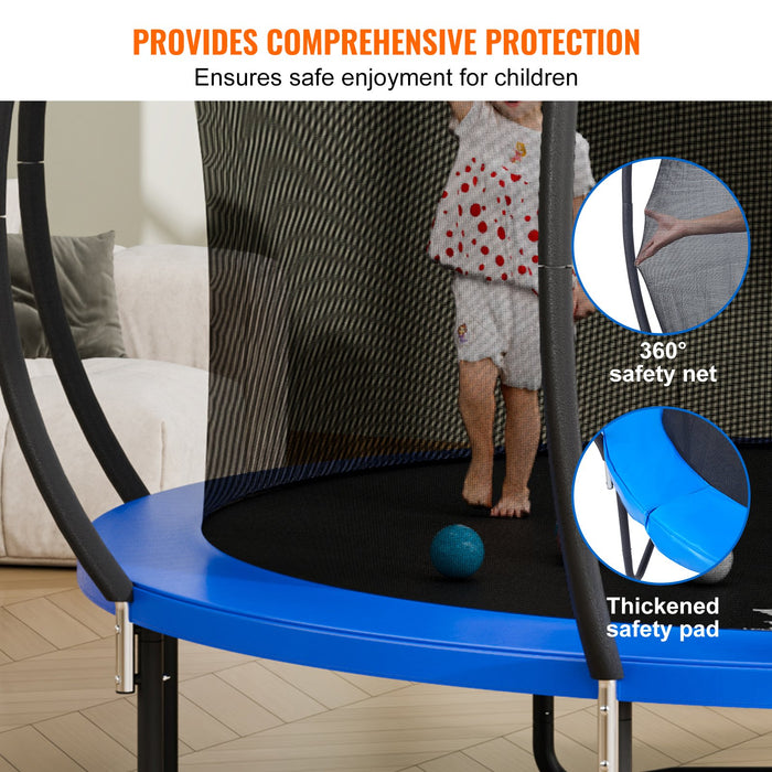 3.66M Trampoline 181 Kg Trampoline With Enclosure Net Ladder And Curved Pole Heavy Duty Trampoline With Jumping Mat And Spring Cover Padding Outdoor Recreational Trampolines For Kids Adults