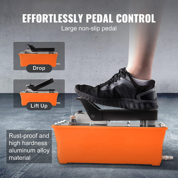 Hydraulic Bead Breaker 1000 Psi Tire Bead Breaker With Metal Foot Pump Heavy-Duty Steel Bead Breaker Tool For Tractors Trucks Buses Lawn Mowers Atvs