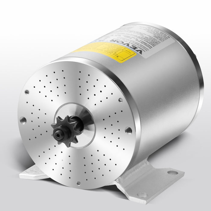 1800W Electric Brushless Dc Motor Kit - 48V 4500Rpm Motor With Upgraded Speed Controller Throttle Grip Kit For Go Karts E-Bike Motorcycle Scooter