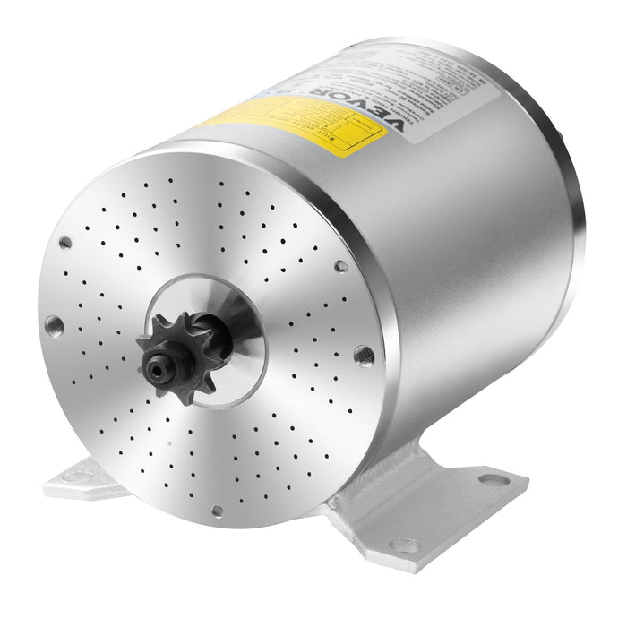 1800W Electric Brushless Dc Motor Kit - 48V 4500Rpm Motor With Upgraded Speed Controller Throttle Grip Kit For Go Karts E-Bike Motorcycle Scooter