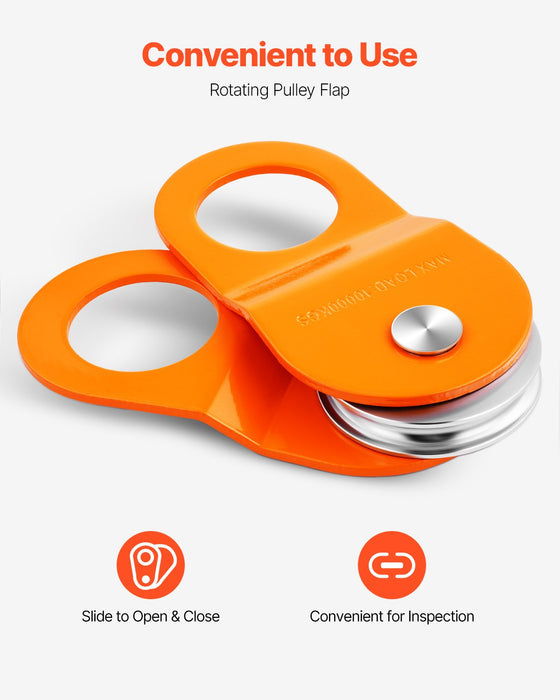 10 Ton Recovery Winch Snatch Block 22 000 Lbs Capacity Off Road Atv Utv