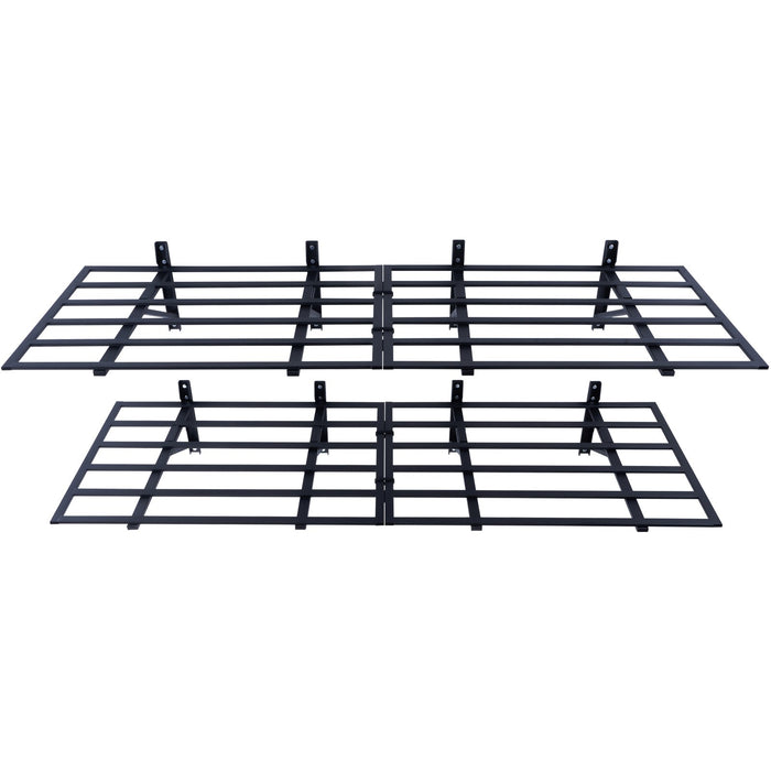 2Pcs 72X24In Garage Storage Shelving Wall Mounted Heavy Duty Shelves Rack