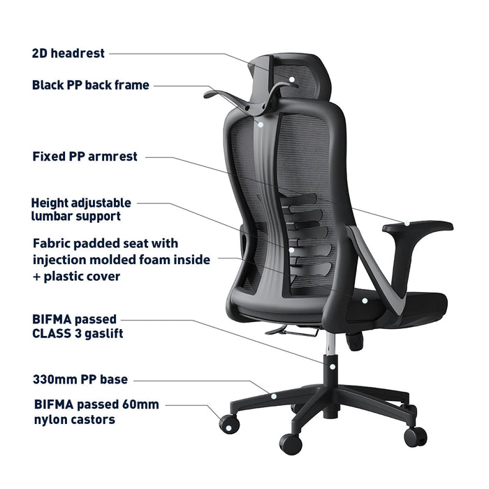 New Choice High Back Ergonomic Mesh Office Chair