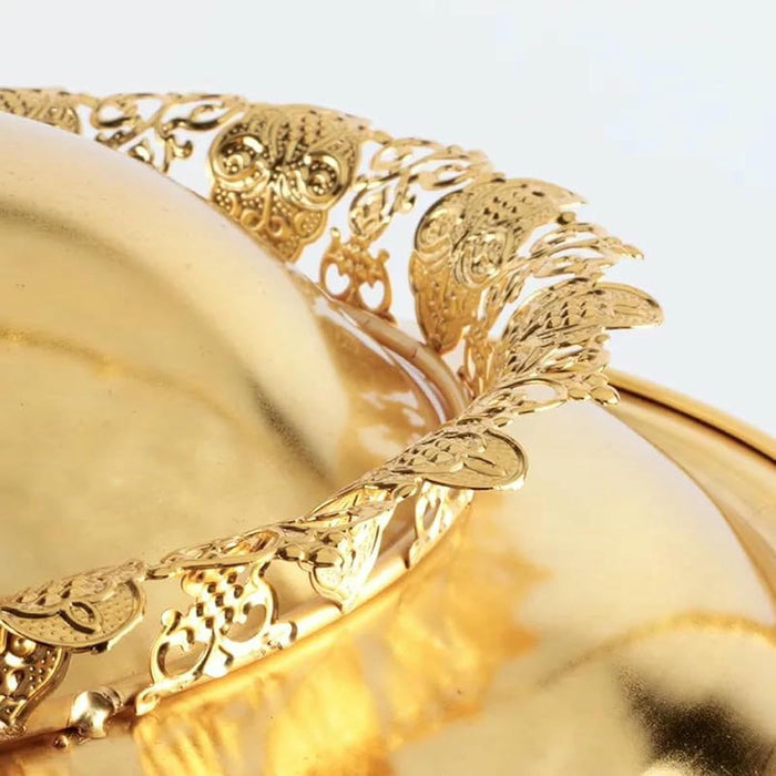 Gold Chafing Dish Buffet Set Luxury Buffet R Hanging Lid Dining Stove Set With Lid