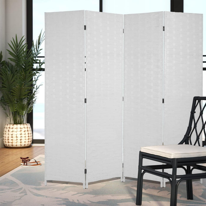 4-Panel Folding Room Divider – Privacy Screen Partition