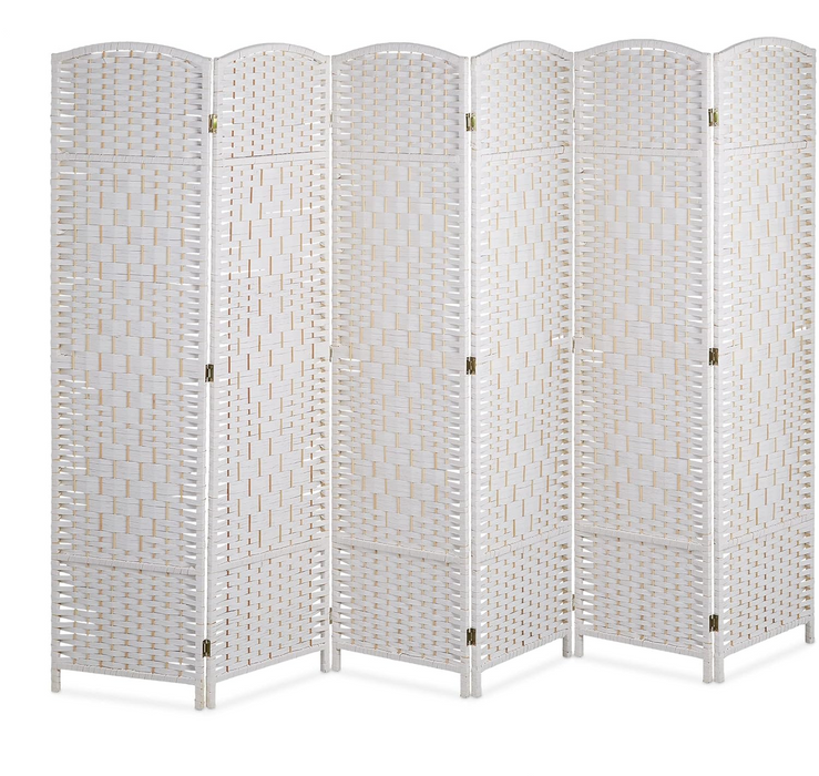 Folding Room Divider Screen – 6 Panels For Home Or Office