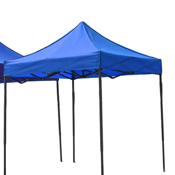 Portable Water-Resistant Gazebo 2X2 M - Blue / With Sidewalls