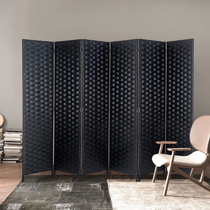 Decorative Room Divider – 6 Panel Folding Privacy Screen