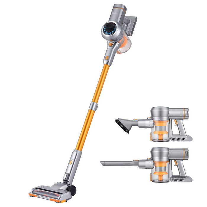 300W Stick Vacuum Cleaner Cordless Self-Standing Golden