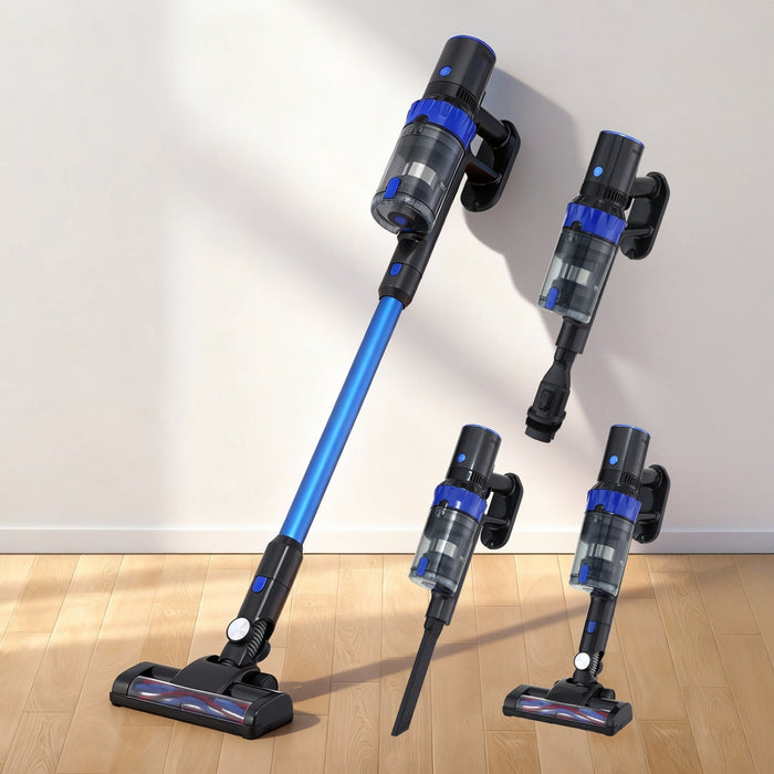 Stick Vacuum Cleaner Brushless Cordless 350W Blue