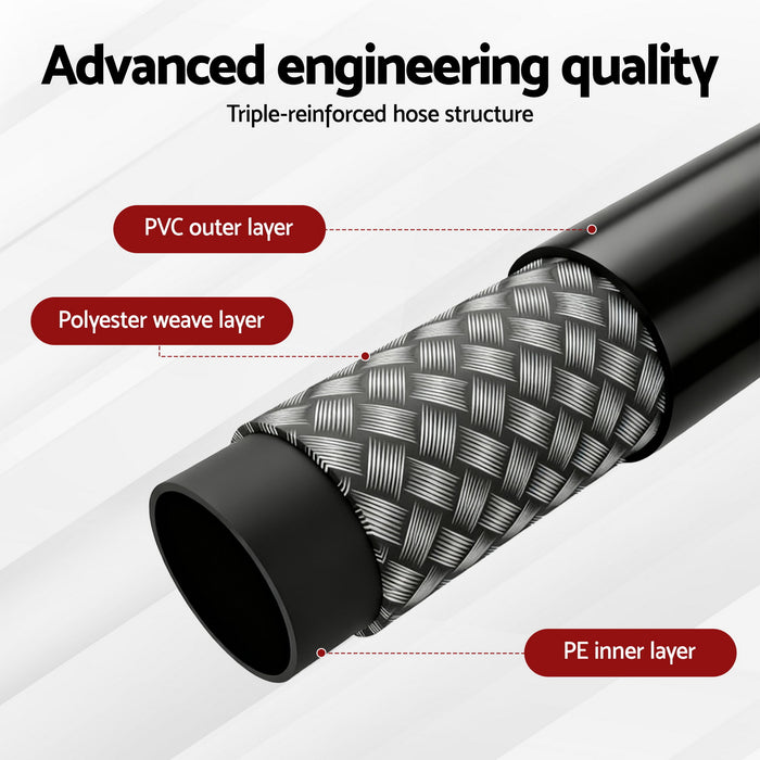 Pressure Washer Hose 30M 5800Psi Power Replacement Extension 1/4'' Quick Connect