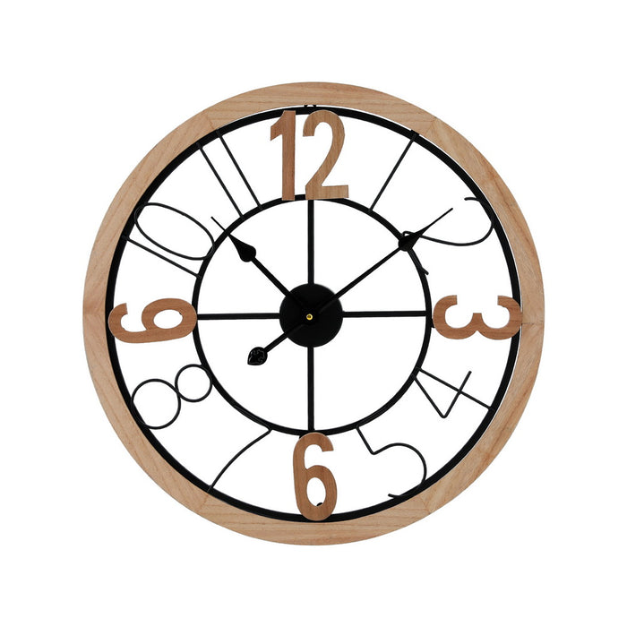 60Cm Wall Clock Wooden