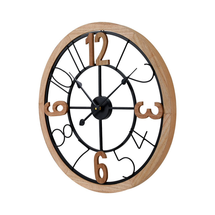 60Cm Wall Clock Wooden