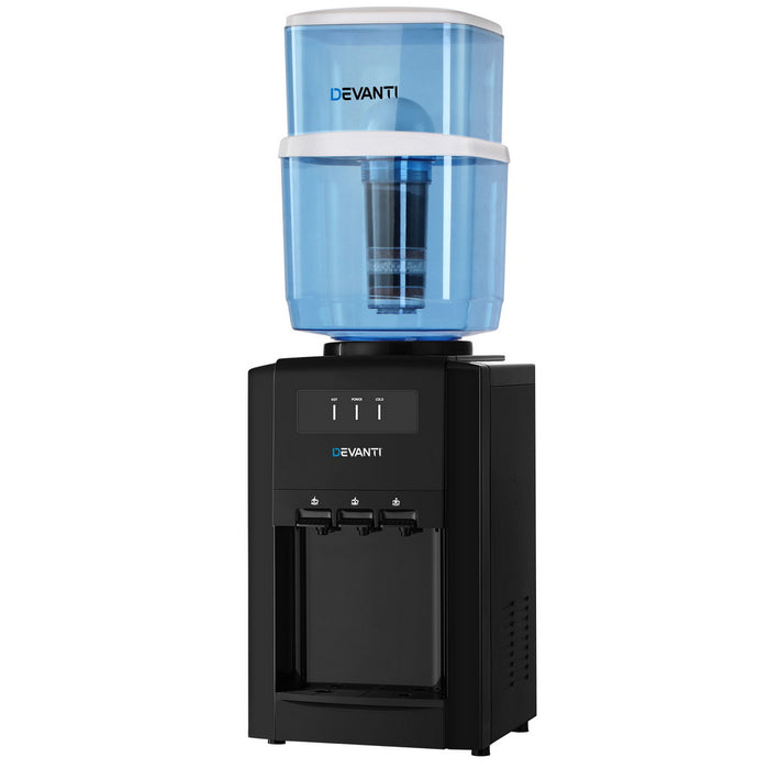 Water Cooler Dispenser Bench Top 22L W / 2 Filter