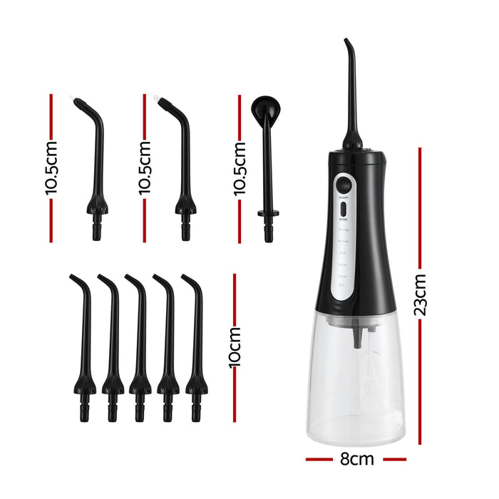 Cordless Water Flosser Dental Oral Irrigator Black