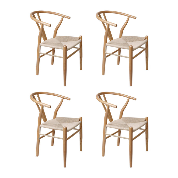 4X Dining Chairs Wooden Hans